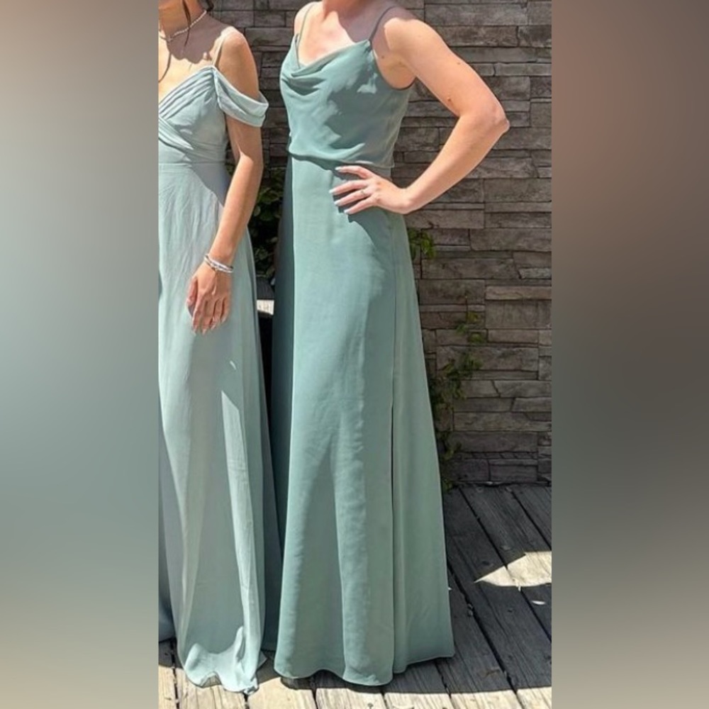 Revelry Rosemary Skye chiffon bridesmaid dress